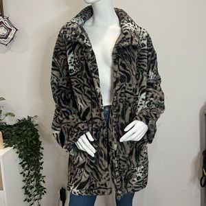 Animal print Coat | XL